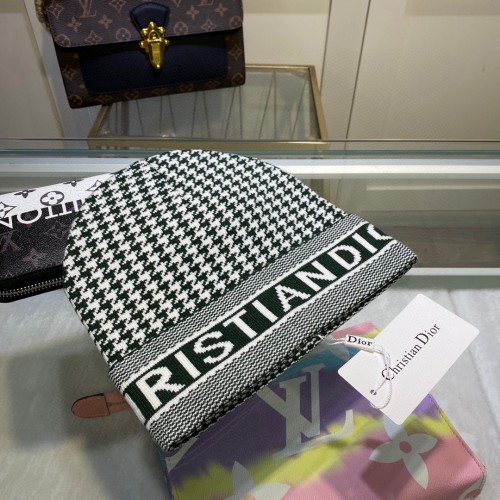 Dior Men Womens Knit Hat Luxury Brand Design Dior Cap with Original Box  