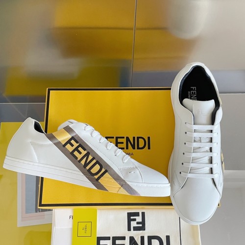 Fendi Mens Shoes Fashion Sneakers Luxury Brand Casual Shoes for Men with Original Box Whatsapp 