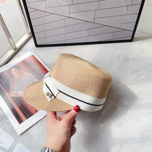 Dior Womens Straw Hat Luxury Brand Design Dior Cap with Original Box  