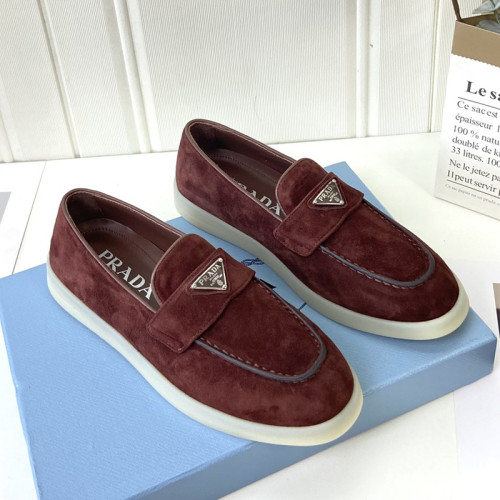 Prada Womens Shoes Casual Luxury Brand Fashion Loafers for Women with Original Box Whatsapp 