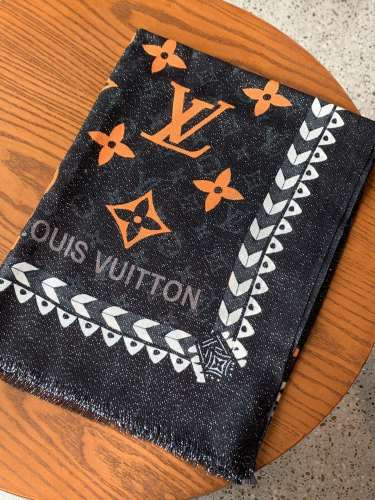 Louis Vuitton Scarves Men Womens Fashion Scarf with Original Box   