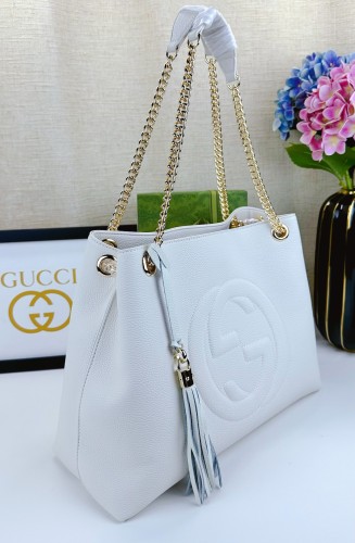 Gucci Womens Bags Shoulder Handbags Luxury Brand Gucci Double G Chain Shoulder Bags Totes  