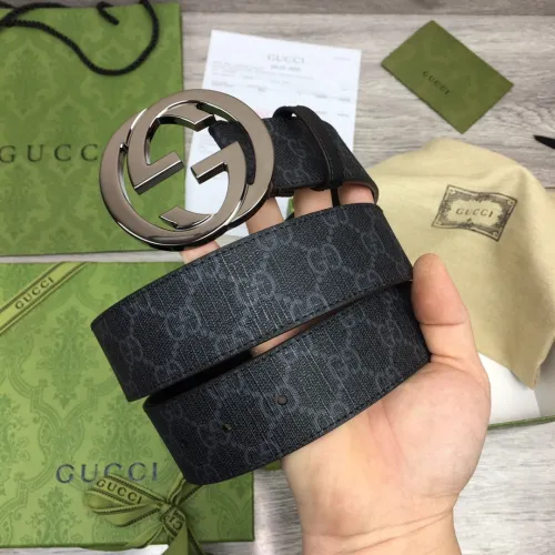 Gucci Mens Belt Luxury Brand Design Fashion Type with Original Box GG Supreme belt with G buckle