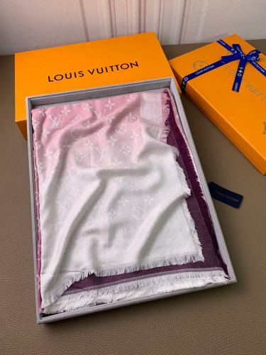 Louis Vuitton Scarves Womens Fashion Scarf with Original Box   