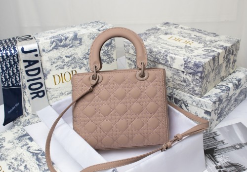 Dior Womens Bags Handbags Luxury Fashion MINI LADY DIOR BAG M0505OWCB_M323 with Original Box  
