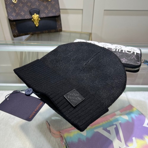 Louis Vuitton Womens Mens Cap Knit Hat Luxury Brand with Original Box  