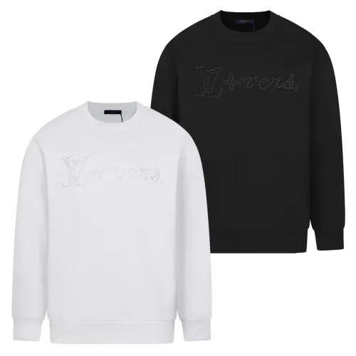 Louis Vuitton Womens Mens Long Sleeve Sweatshirt Luxury Brand Mens Sweatshirts   