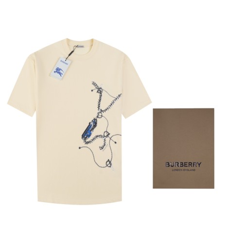 Burberry Luxury Brand Women Mens Short Sleeve T-Shirt   