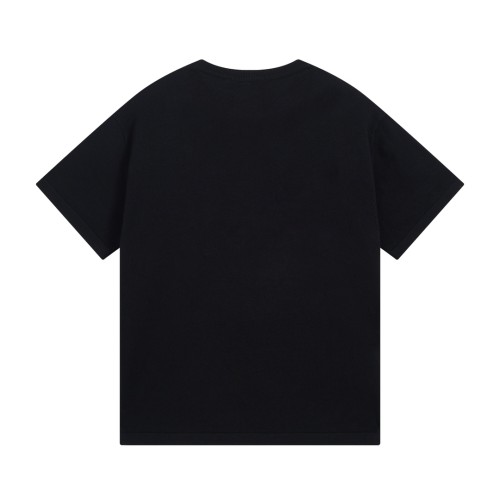 Louis Vuitton Luxury Brand Men Womens Short Sleeve T-Shirt Embellished Short-Sleeved Cotton Crewneck   
