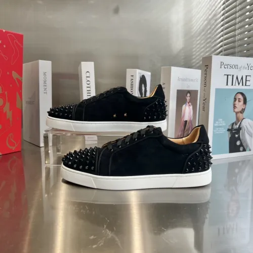 Christian Louboutin Mens Shoes Sneakers Luxury Brand Red Bottom Design Sports Footwears with Original Box