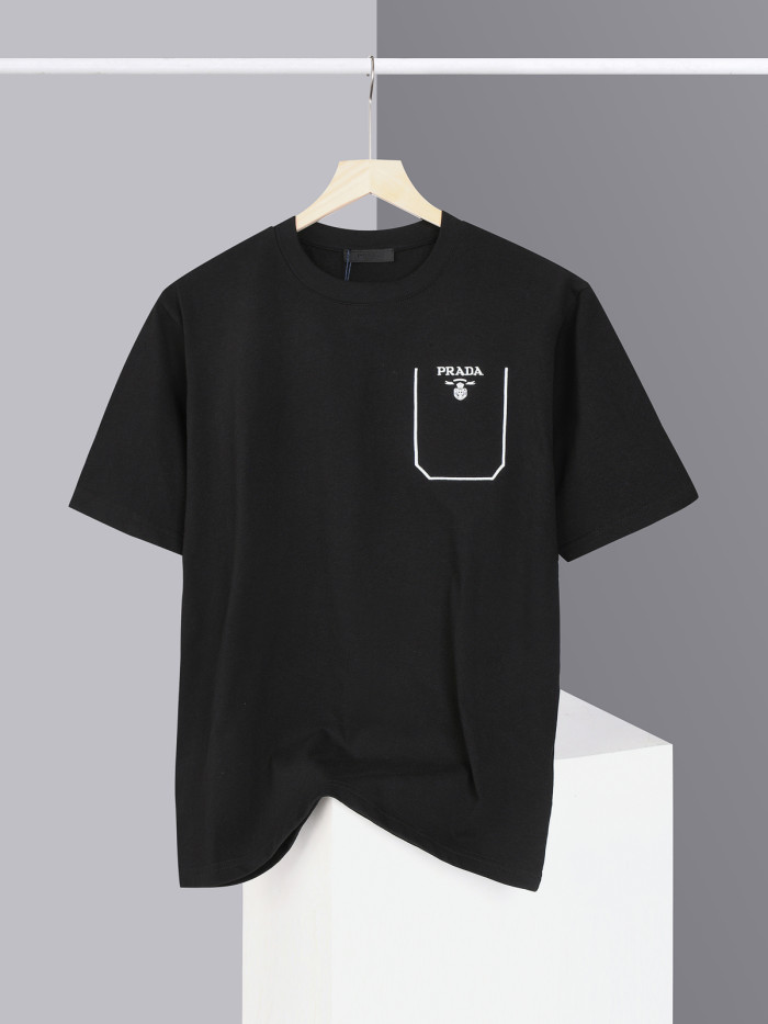 Prada Luxury Brand Men Womens Short Sleeve T-Shirt   