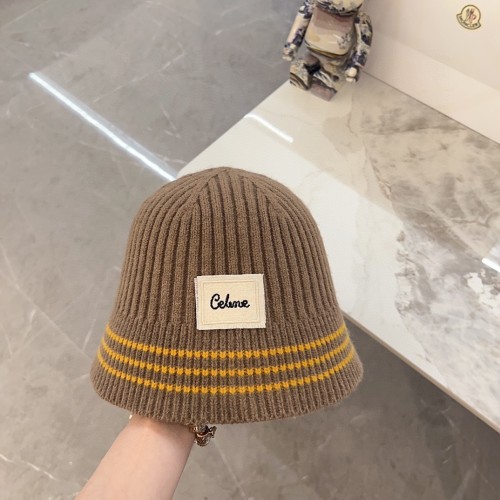 Celine Womens Hats Luxury Brand Design Celine Knit Bucket Hat with Original Box  