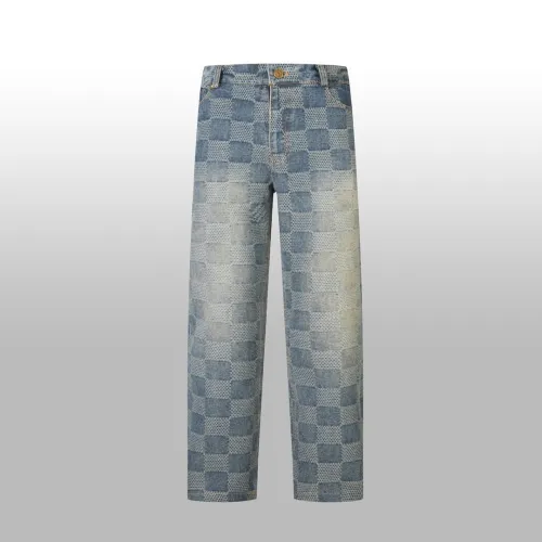 Louis Vuitton Luxury Brand Women Mens Pant Jeans   