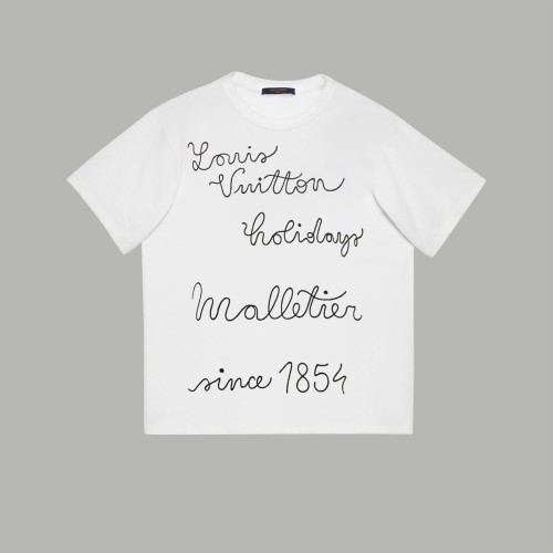 Louis Vuitton Luxury Brand Men Womens Short Sleeve T-Shirt   