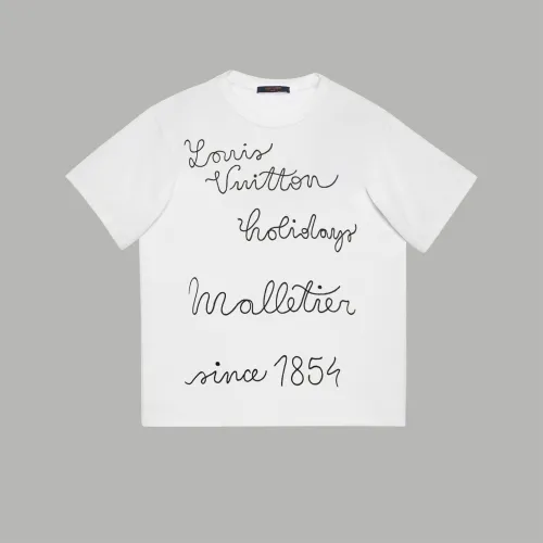 Louis Vuitton Luxury Brand Men Womens Short Sleeve T-Shirt   