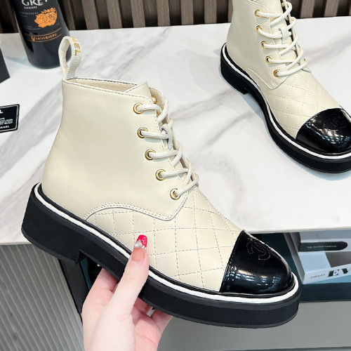 Chanel Womens Shoes Boots Luxury Brand Design with Original Box Women Fashion Ankle Boots Booties