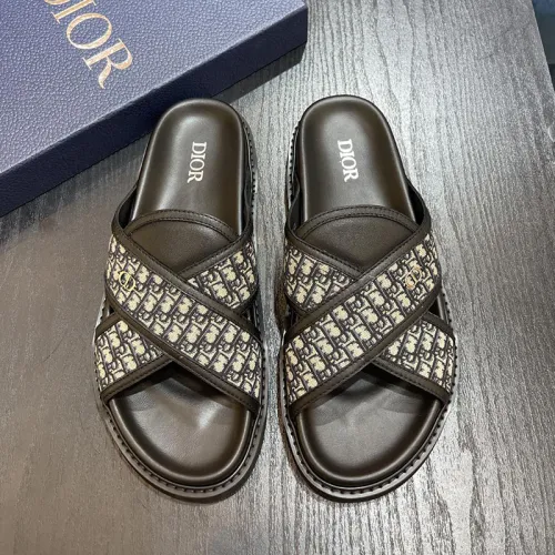 Dior Men Shoes Sandals Luxury Brand Fashion DIOR AQUA SANDAL Black Dior Oblique Jacquard with Original Box 3SA135ZSA_H969 Whatsapp 