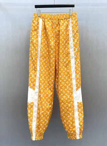 Louis Vuitton Luxury Brand Women Mens Jogging Pant Monogram Printed Technical Track Pants 1AFWJP   