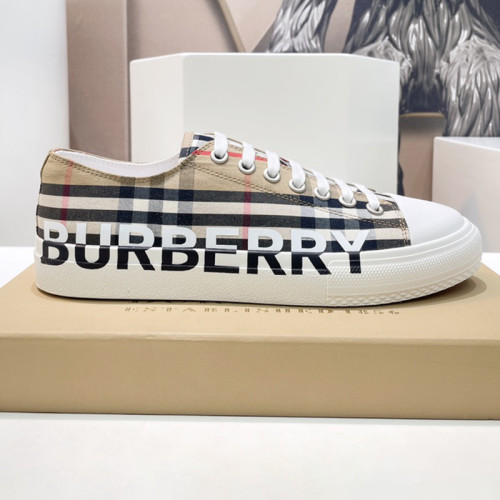 Burberry Men Shoes Fashion Sneakers Luxury Brand Vintage Cotton Sneaker with Original Box Whatsapp 