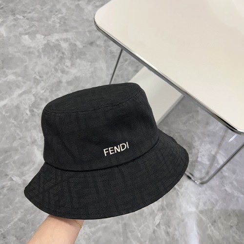 Fendi Men Womens Bucket Hat Luxury Brand Design Fendi Cap with Original Box  