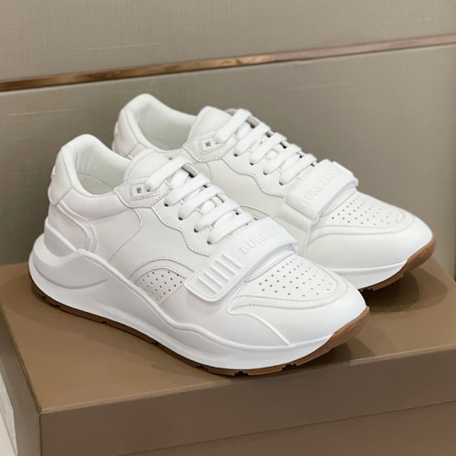 Burberry Men Shoes Fashion Sneakers Luxury Brand Vintage Cotton Sneaker with Original Box