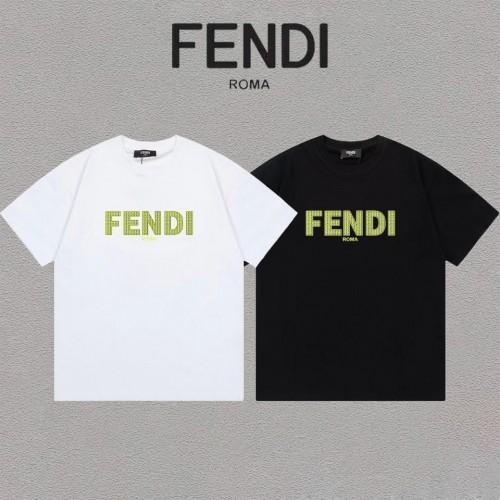 Fendi Luxury Brand Women Mens Short Sleeve T-Shirt   