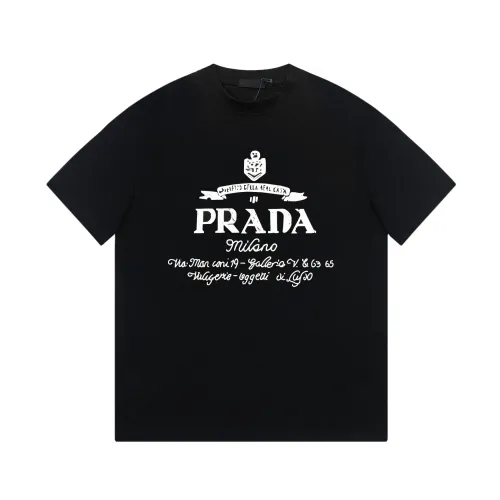 Prada Luxury Brand Women Mens Short Sleeve T-Shirt   
