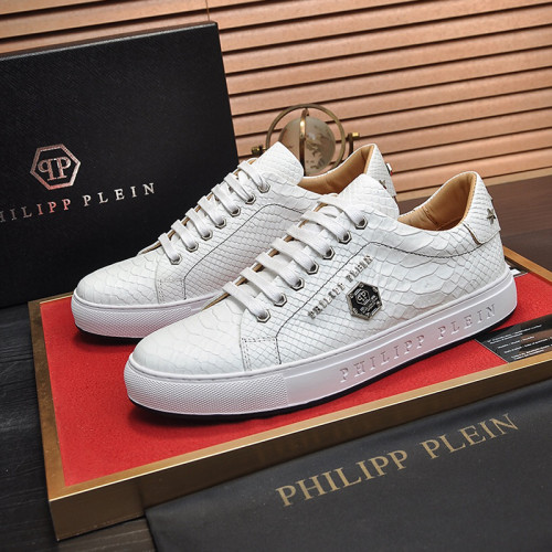 Philipp Plein Men Shoes Sneakers Low Top Sneaker Fashion Design Luxury Brand Trainer Predator TM with Original Box