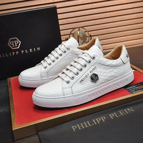 Philipp Plein Men Shoes Sneakers Low Top Sneaker Fashion Design Luxury Brand Trainer Predator TM with Original Box