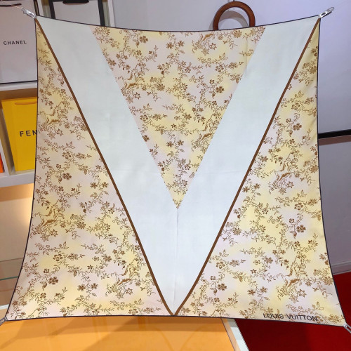 Louis Vuitton Scarves Womens Fashion Scarf Licorne Square 90 with Original Box   