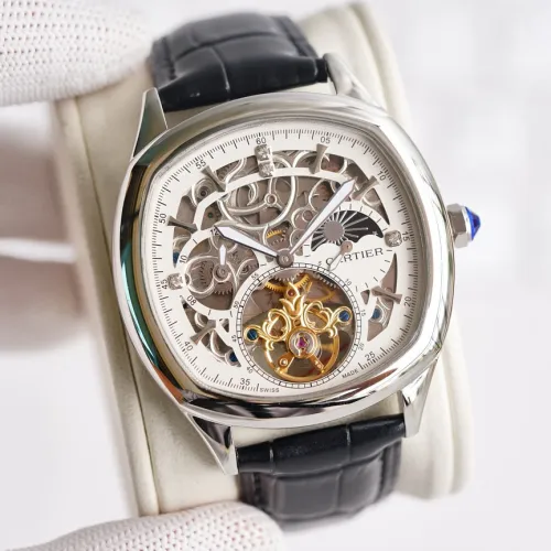 Cartier Mens Watch Luxury Brand Design Fashion Type with Original Box