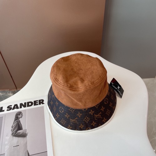 Louis Vuitton Womens Mens Cap Bucket Hat Luxury Brand with Original Box  