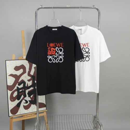 Loewe Luxury Brand Men Womens Short Sleeve T-Shirt   