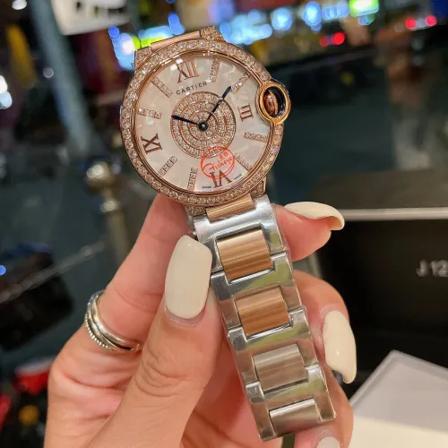 Cartier Womens Watch Luxury Brand Design Fashion Type with Original Box