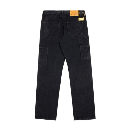Louis Vuitton Luxury Brand Women Mens Pant Jeans   