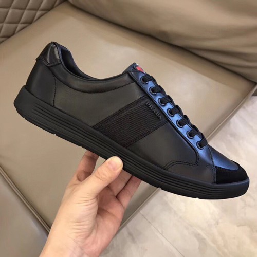 Prada Mens Shoes Casual Luxury Brand Breathable Sneakers with Original Box