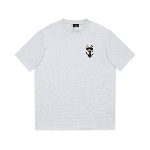 Fendi Luxury Brand Women Mens Short Sleeve T-Shirt   