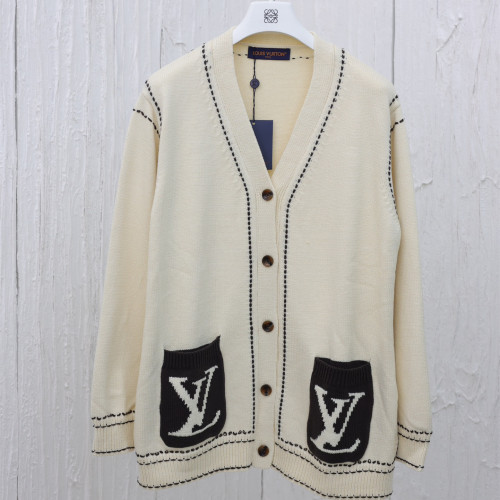 Louis Vuitton x Tyler Men Womens Sweater Knitwear Luxury Brand Mens Knit Cardigan Top Quality   
