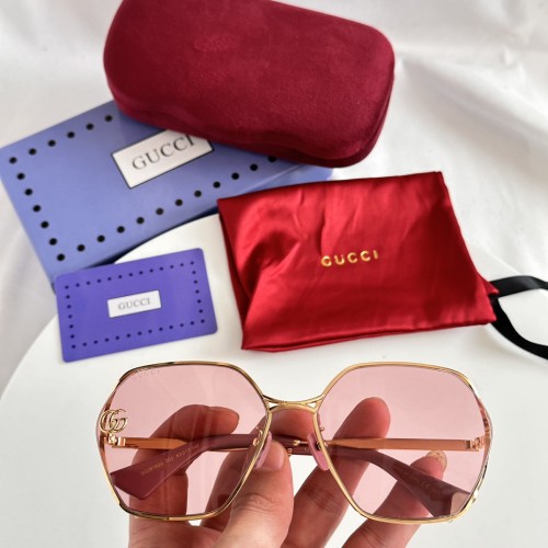 Gucci Sunglasses Luxury Brand Men Womens Sunglasses with Original Box  GG0818