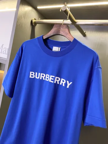 Burberry Luxury Brand Women Mens Short Sleeve T-Shirt Logo Cotton T-shirt   