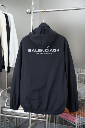 Balenciaga Men Womens Jackets Coat Luxury Brand Men Zip Hoodie Jacket Top Quality   
