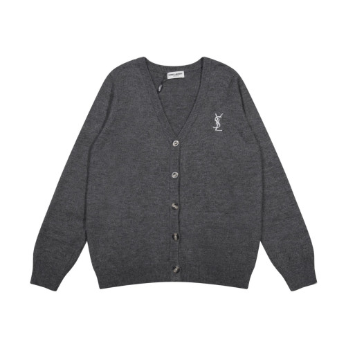 Saint Laurent YSL Cardigan Men Womens Sweater Luxury Brand Womens Knitwear Top Quality   