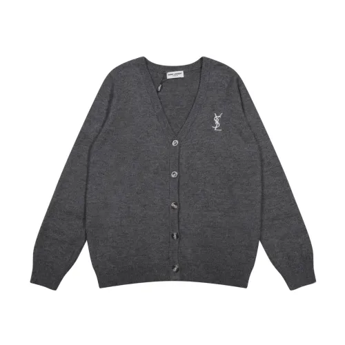 Saint Laurent YSL Cardigan Men Womens Sweater Luxury Brand Womens Knitwear Top Quality   