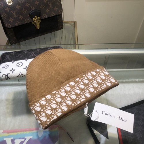 Dior Men Womens Knit Hat Luxury Brand Design Dior Cap with Original Box  
