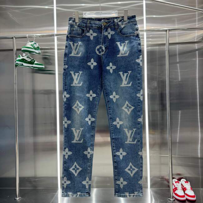 Louis Vuitton Luxury Brand Women Mens Pant Jeans   