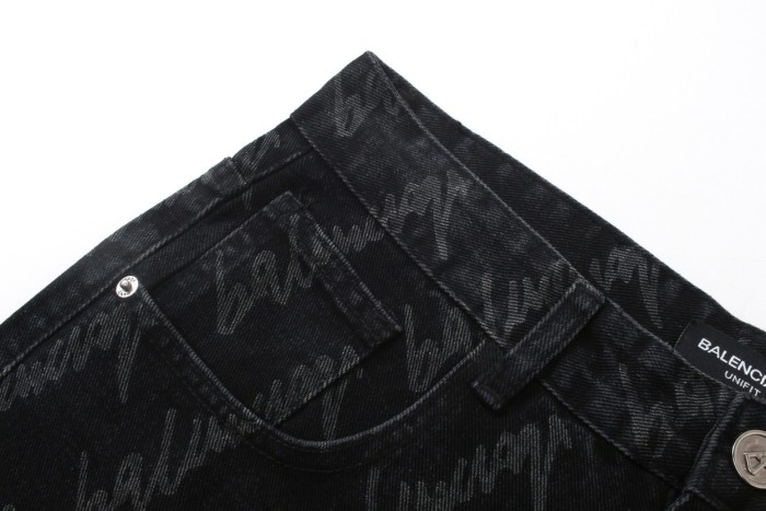 Balenciaga Luxury Brand Women Mens Pant Jeans with Original Box   