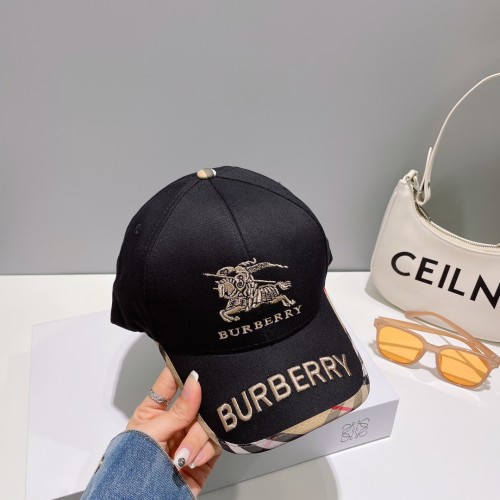Burberry Womens Mens Cap Baseball Hat Luxury Brand with Original Box  