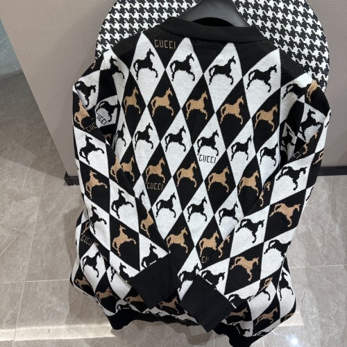 Gucci Cardigan Men Womens Knit Cardigan Luxury Brand Womens Knitwear Top Quality   