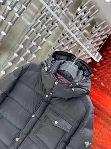 Prada Men Womens Coat Down Jacket Luxury Brand Mens Jacket Top Quality   