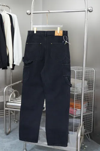 Louis Vuitton Luxury Brand Women Mens Pant Jeans   